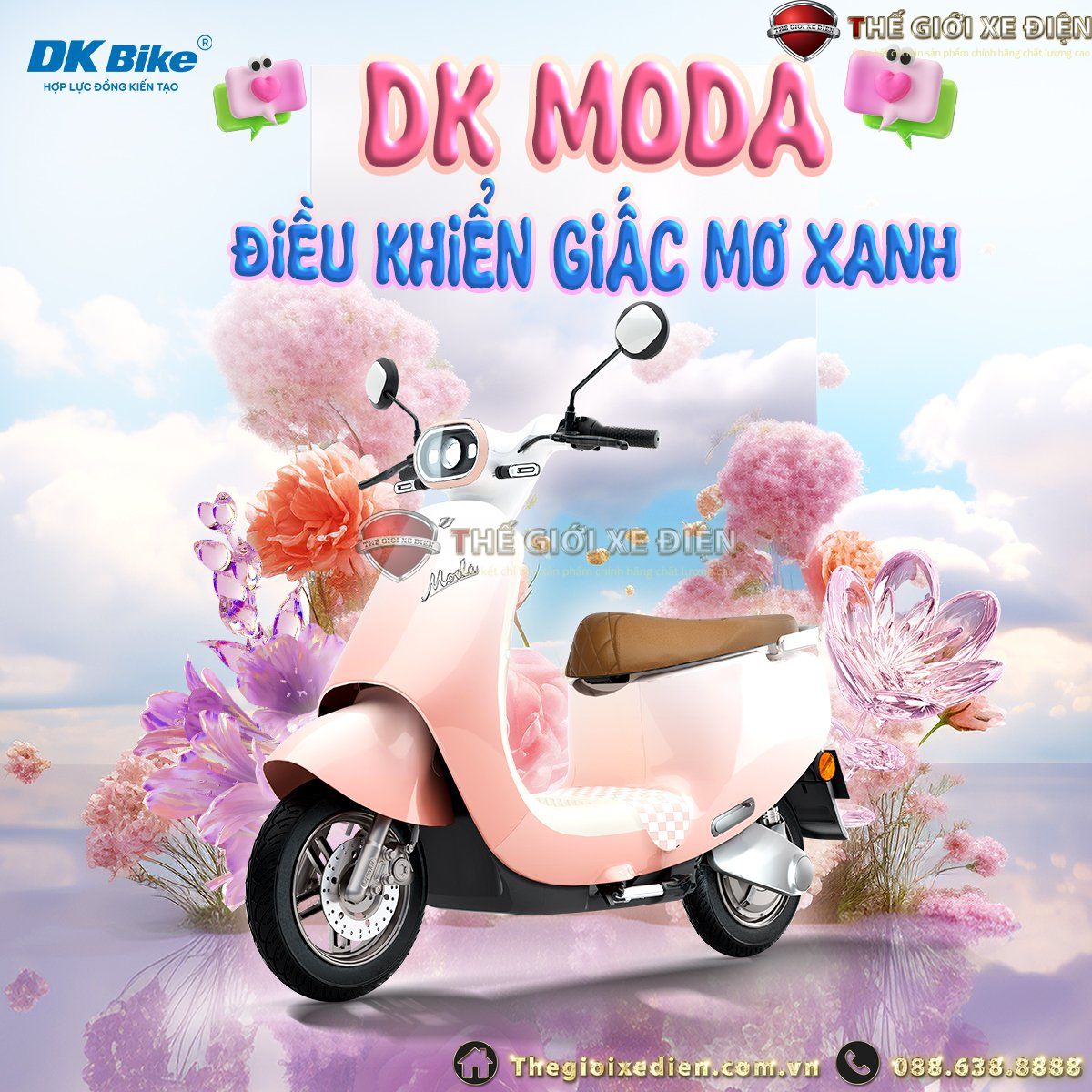 TOP 3 DÒNG XE MÁY ĐIỆN DK BIKE TOP 3 DÒNG XE MÁY ĐIỆN DK BIKE