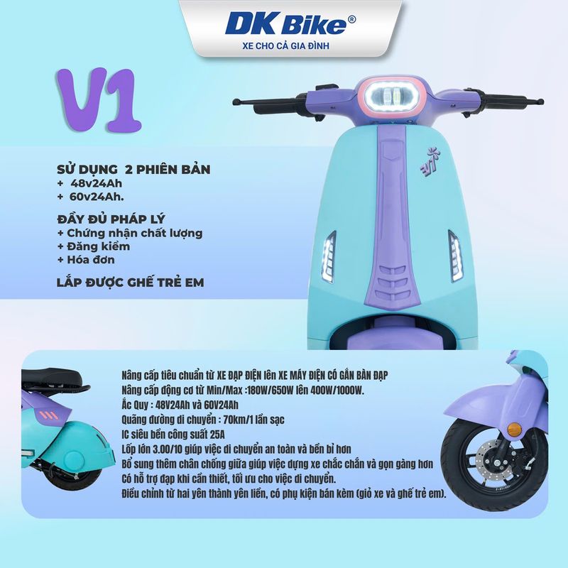 Giải mã sức hút của xe đạp điện DK Bike V1 trong phân khúc trên dưới 15 triệu
