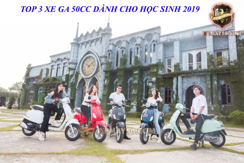 top 3 xe ga 50cc dành cho học sinh