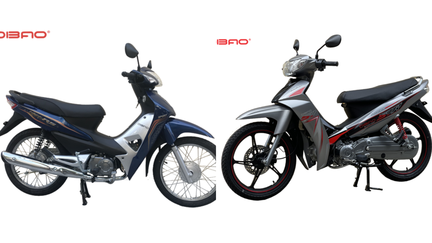 Xe máy 50cc Wave RS Dibao và Sirius Dibao
